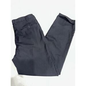 Kirkland Men’s Dress Pants Straight Leg Cuffed Wool Italy Black 36x34
Work